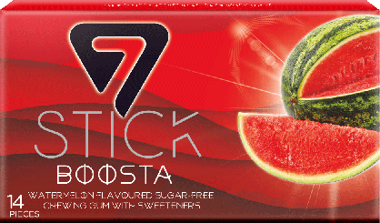 7 Stick Chewing Gum Watermelon Boosta